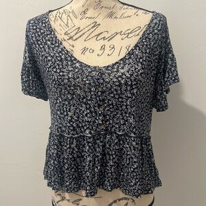 Lucky Brand Floral Top XS